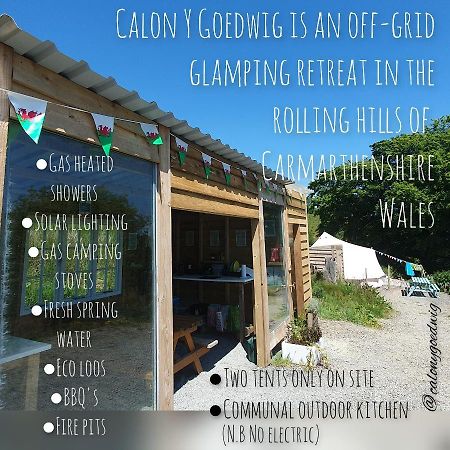 Hotel Calon Y Goedwig Glamping Llandovery Zewnętrze zdjęcie